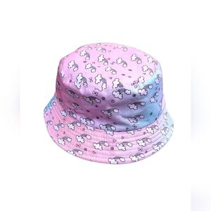 🍁2/30🍁NWOT Little Girls Rainbow Kids Reversible Bucket Hat Kids Summer Hat